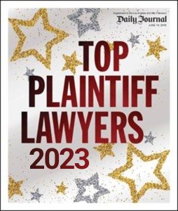 daily journal top plaintiff lawyers award