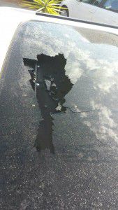 Kia Soul sunroof exploded