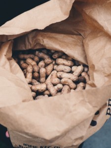 bag of peanuts delivered to doordash headquarters
