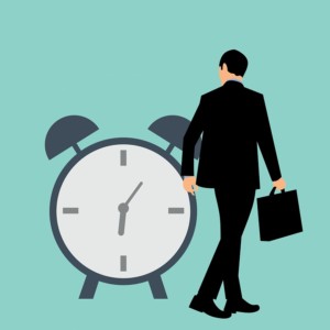 man concerned about overtime work