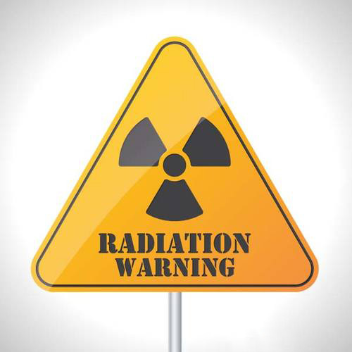 radiation warning sign from hunters point lawsuit